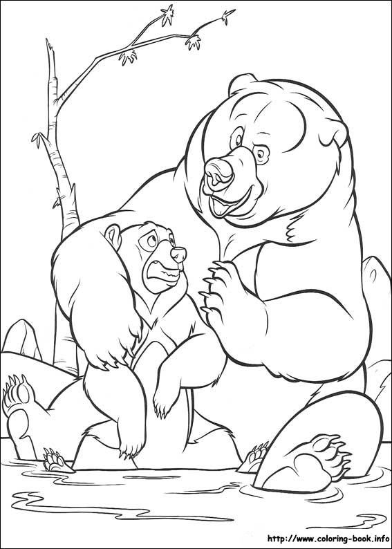 Brother Bear coloring picture